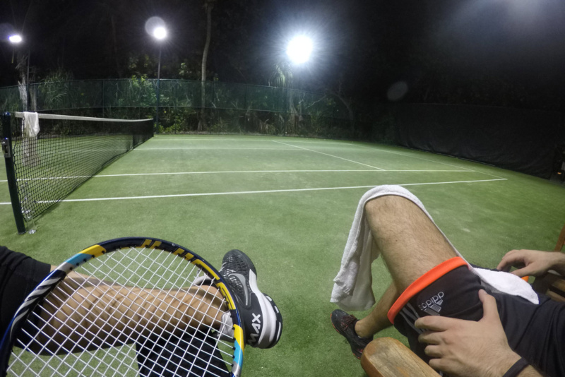 Tennis in the maldives